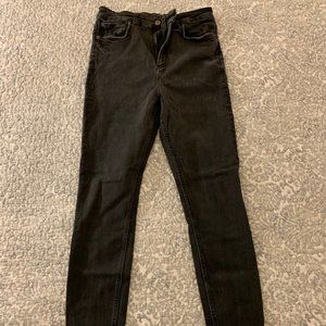 Zara Black Denim Jeans - Size 8